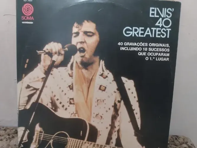 Disco vinil Elvis 40 anos