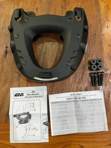 Suporte Baú Givi Rack Monokey Triumph Tiger 900/1200 Sr6415b Preto