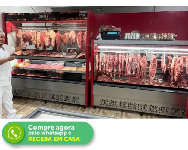 Balcão de Açougue 2M Polar Vermelho 127/220v