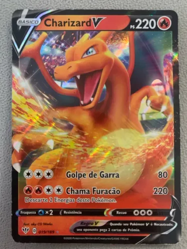 Carta Pokémon Charizard-V (19/189)