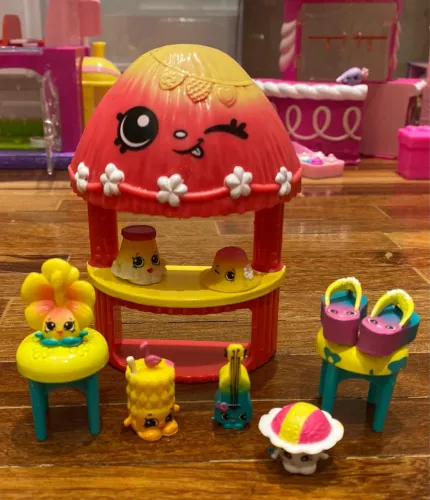 Mini brinquedos: Shopkins moda fashion - Coleção tropical 