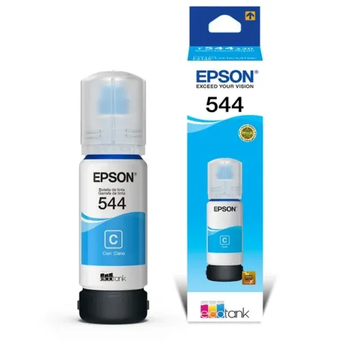 Tinta Epson T544220 T544 Ciano | L3150 L3110 L5190 L3250 L3210 5190 3150 3110 | Original
