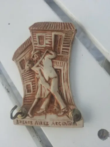 Souvenir de Argentina 12cm x 8cm em resina enfeite de parede