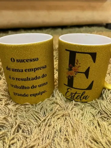 Caneca Glitter Personalizada 