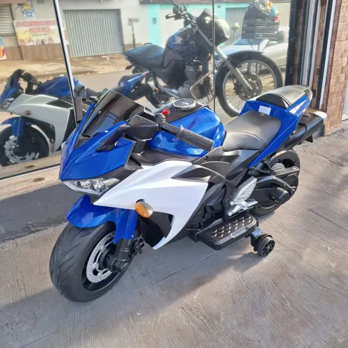 Moto Elétrica Infantil 12volts pneu de borracha