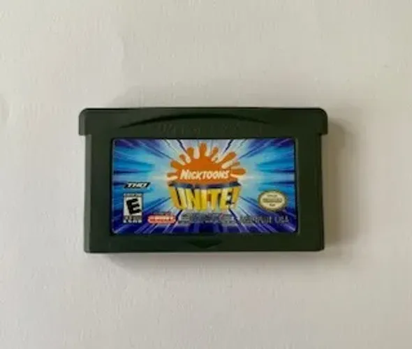 Jogo Game Boy Advance: Nicktoons Unite! (Nickelodeon com Bob Esponja-Jimmy Neutron-E mais)