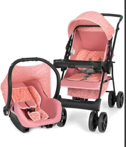 Carrinho e bebe conforto 