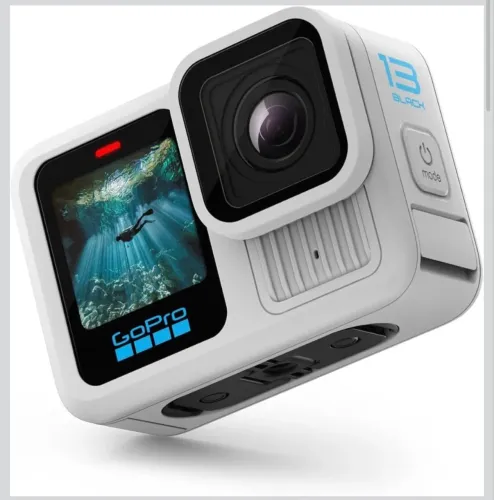 GoPro Hero 13 Black em Branco + SD 256GB + Maleta de acessórios