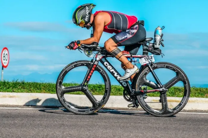 Rodas de carbono HED 3 tubular com cassete Shimano