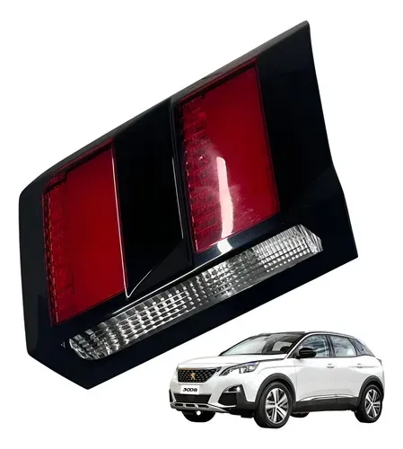 Lanterna Peugeot 3008 2018 2021 Tampa Direita Direito/passageiro Vermelho