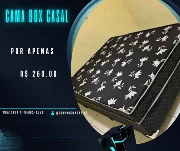 cama box casal 