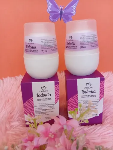 Desodorante de ameixa e flor de baunilha