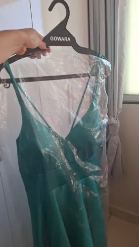 Vestido verde para festas