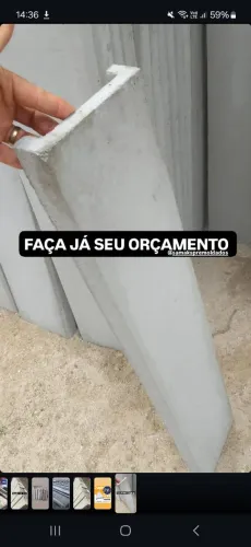 Chapim 1.00m - CONCRETO E FIBRA
