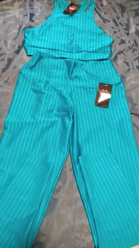 Conjunto academia 3D na cor azul claro