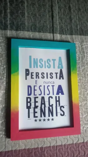 Quadro Decorativo Beach Tennis