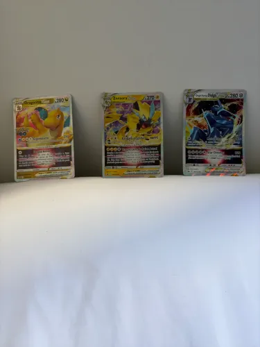 Cartas jumbo V-Astro :Dragonite,dialga e zeraora