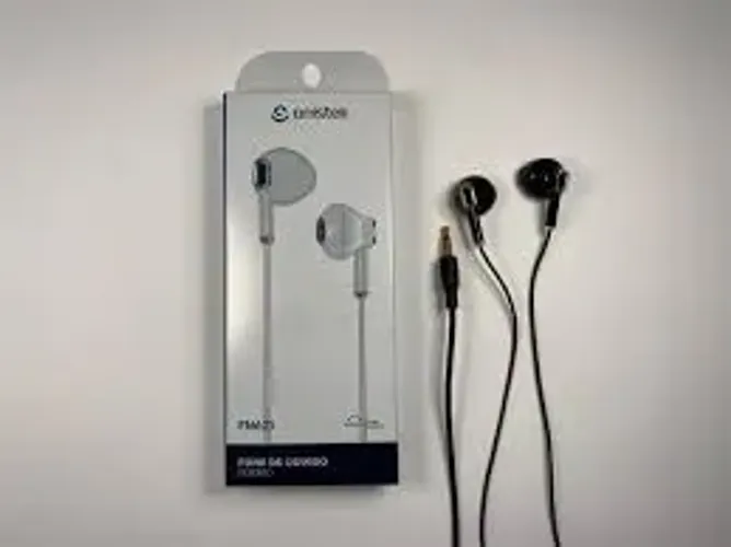Fone auricular P3 liso com microfone Fn621