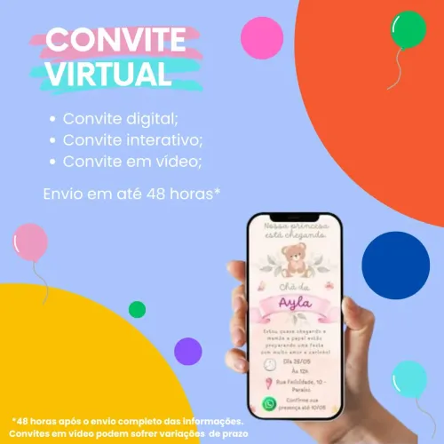 CONVITE VIRTUAL PERSONALIZADO