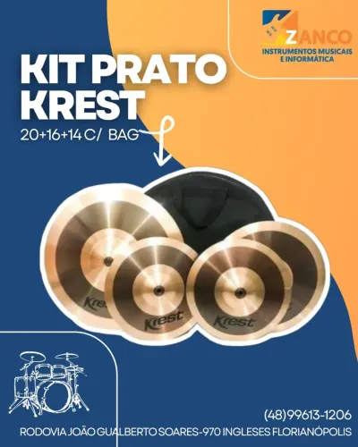 Kit Prato Krest 20+16+14 C/ Bag