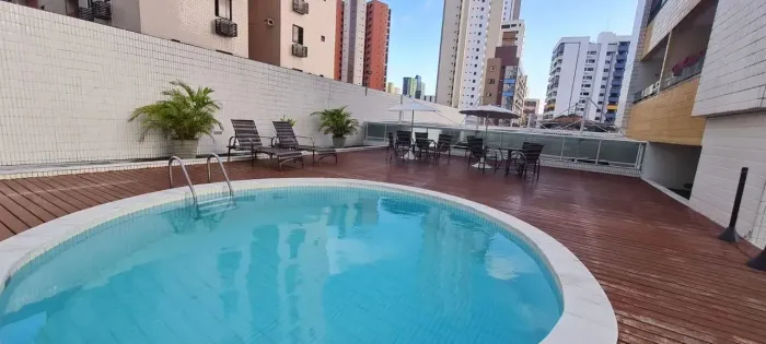 Alugo apartamento na praia de tambau com e quartos e area de lazer