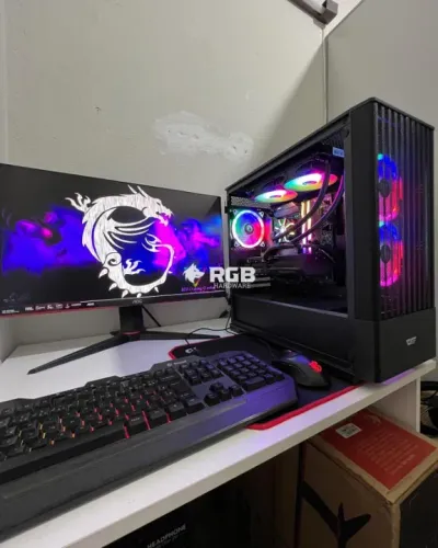 PC Gamer COMPLETO intel core i7 + RTX4070 + 1 ano de garantia e em até 12x