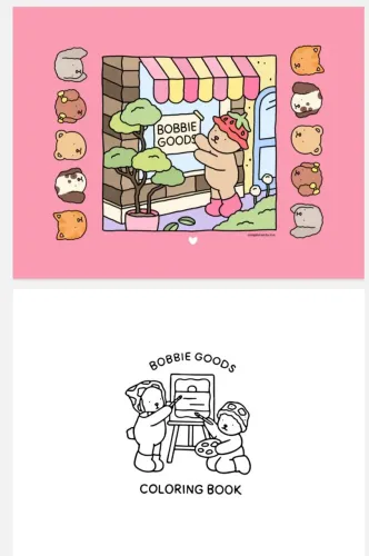 Livro de colorir Bobbie Goods em PDF - Digital