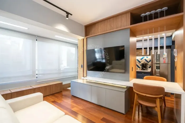 Apartamento mobiliado para alugar no Mont Serrat com 1 quarto