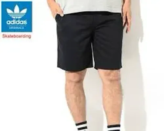 ESTIILO STREET! Short Adidas Barbur DU8382 Tam G Novo - Skateboarding Preto Bom p/ Passeio