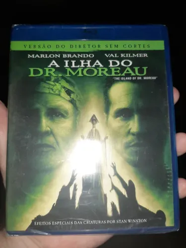 Bluray filme a ilha do doutor moreau (lacrado)
