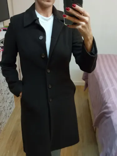 Sobretudo marrom elegante