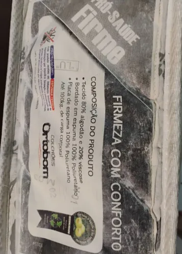 Colchão Ortobom pro saúde de solteiro 