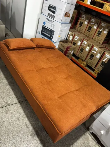 Sofá cama opções de cores 1,95m largura