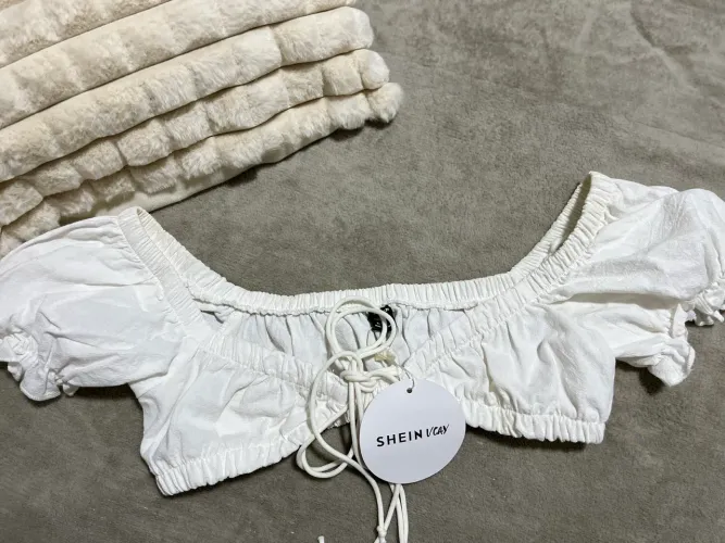 Cropped sereia shein