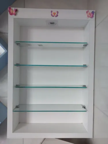 Perfumarias pra quarto toda mdf e vidros