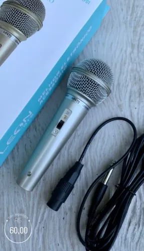 Microfone com fio Profissional Alta Qualidade - Entrega Rápida