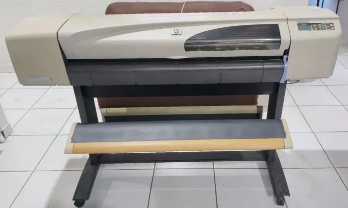 Impressora Plotter HP Designjet 500 Bivolt FUNCIONANDO Grandes Formatos Gráfica Barata