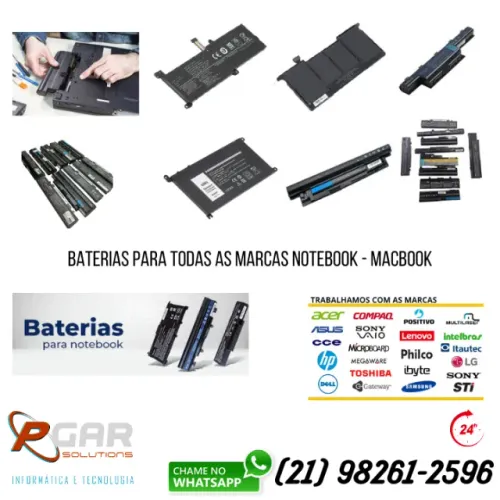 Bateria para Notebook Marca e Modelo - Recreio dos Bandeirantes - Barra da Tijuca