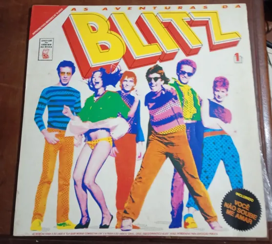 Disco de vinil as aventuras da Blitz 