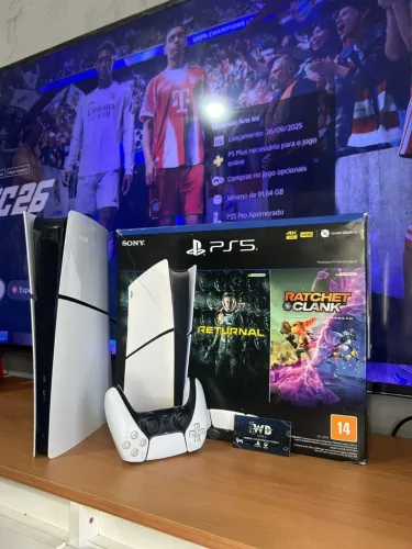 PS5 Slim digital com Garantia estado de 0