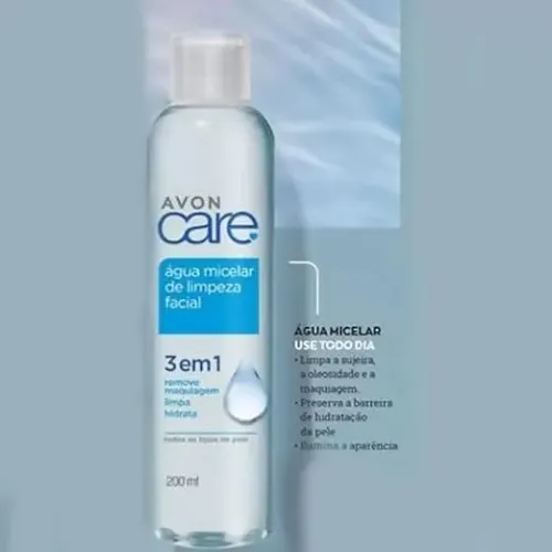 Avon Care Água Micelar Facial 3 em 1 200ml