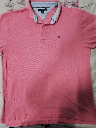 Camiseta Polo Tommy Hilfiger Rosa XL