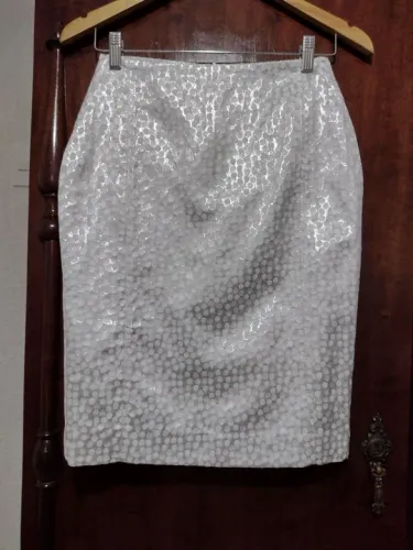 Saia Prata e Branca - 36/38
