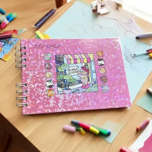 Livro de Colorir Bobbie Goods 50 Folhas 180g Caderno de Desenho Pintura Coloring Book