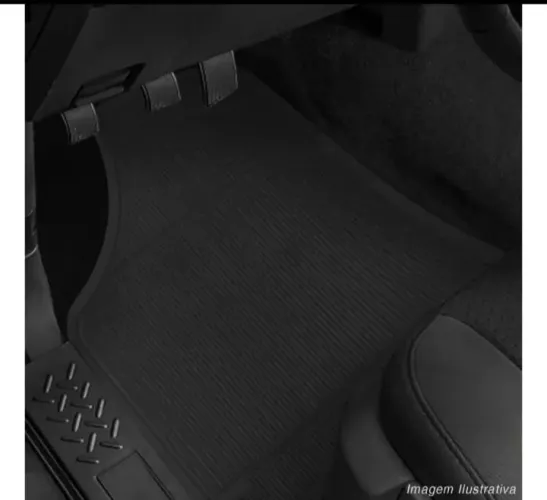 Tapetes Automotivos 4 Peças Universal Carro Antiderrapante<br>