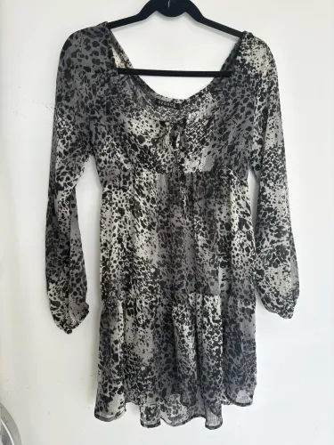 Saída de praia estampada