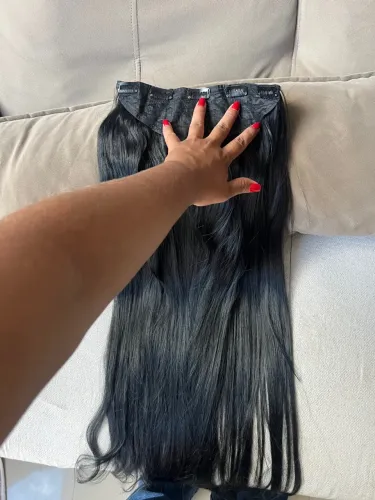 Mega hair orgânico preto