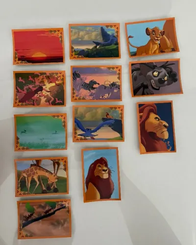 Lote 18 Figurinhas/Adesivos Avulsos O Rei Leão - Panini (Coleção 2019)