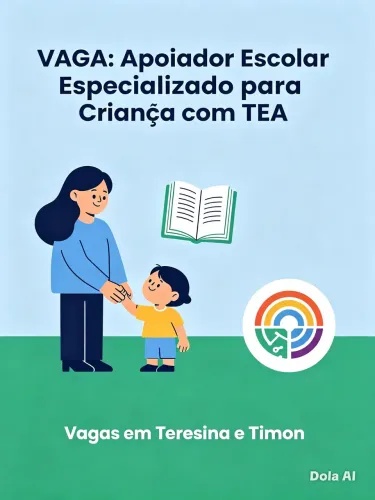 Procura se Profissional de Apoio Escolar - TEA