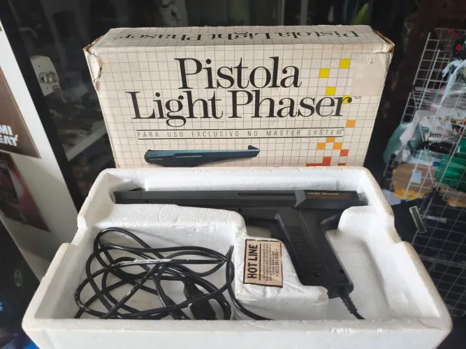 Light Phaser master system anos 90 funcionando!